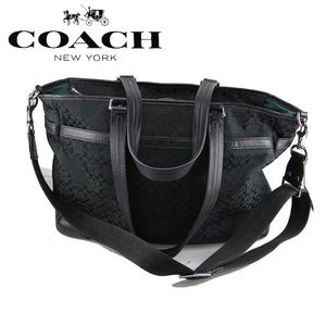 ❗️SOLD❗️ Coach Large Black Tote F77156